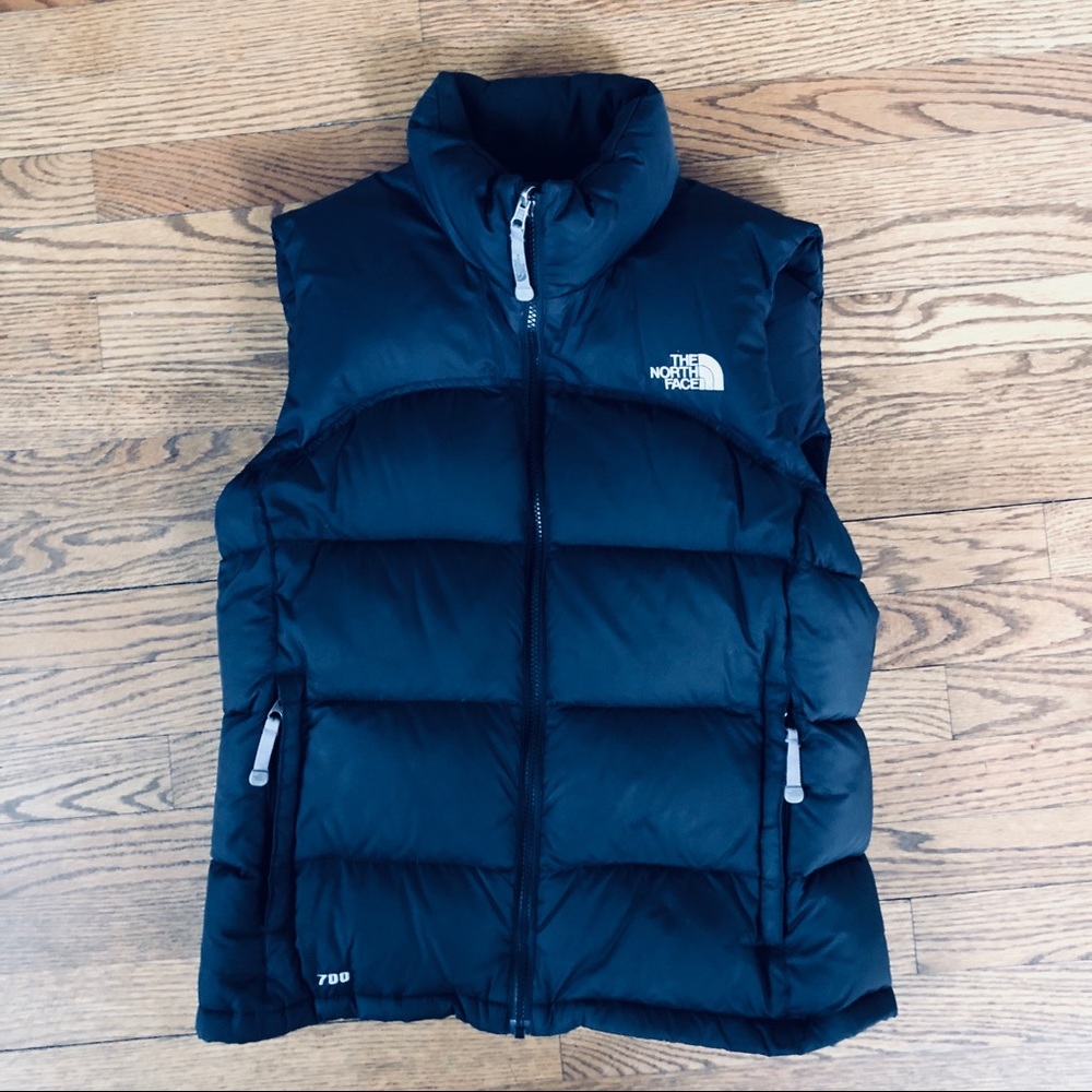 North Face: Nuptse 700 Black Down Vest, Women (M)